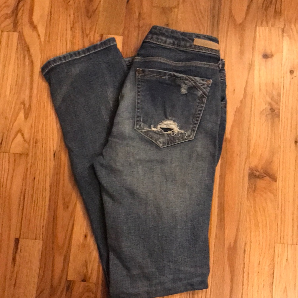 Buckle Black Straight Leg